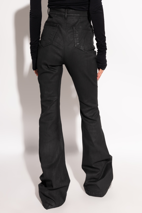 Rick owens drkshdwブラック フレアパンツ サイズ29 SCF Rick owens